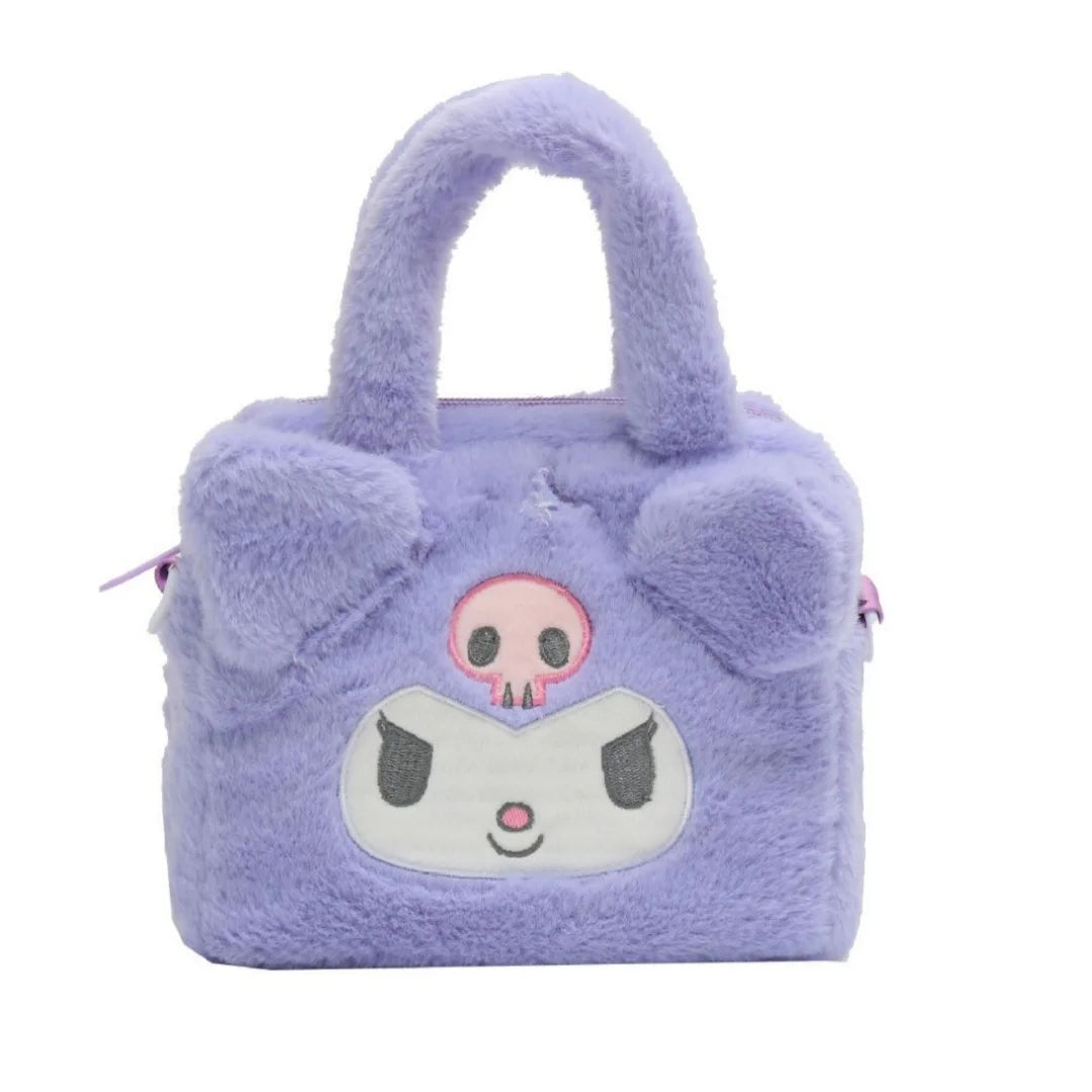 Cartoon Anime Sanrio Handbag Soft And Cute Crossbody Bag Storage Travel Girl Birthday Gift