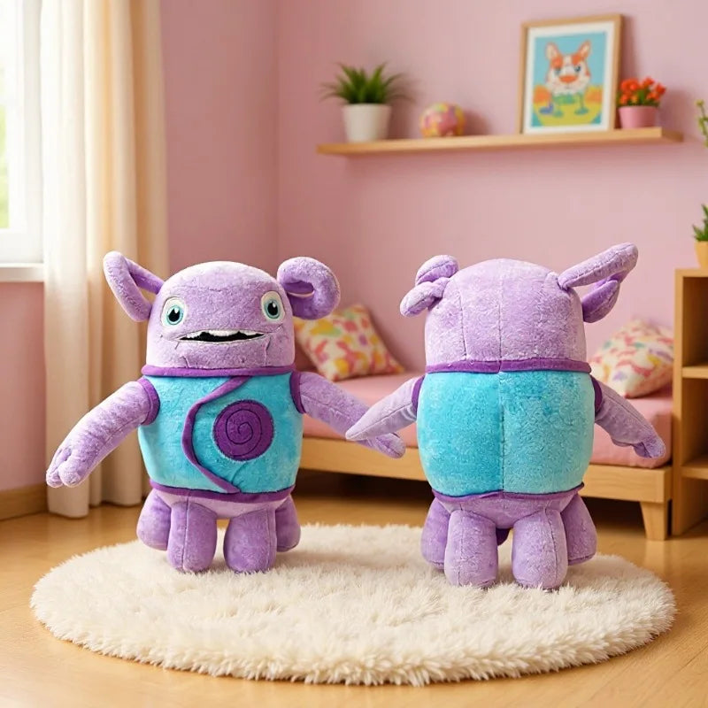 Hot 30cm Dreamworks Home Plush Home Oh Crazy Alien Purple Little European Cartoon Plush Toy Doll Children's Gift Home Ornament