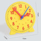 Children Montessori Clock Educational Toys Hour Minute Second Cognition Matching Puzzle Toys Kids Early Preschool Teaching Aid
