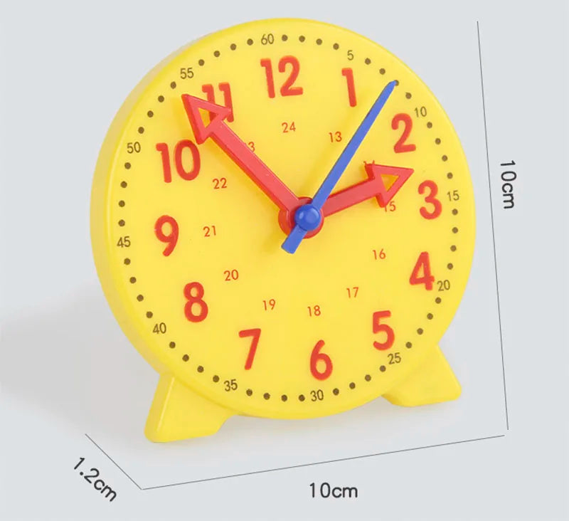 Children Montessori Clock Educational Toys Hour Minute Second Cognition Matching Puzzle Toys Kids Early Preschool Teaching Aid