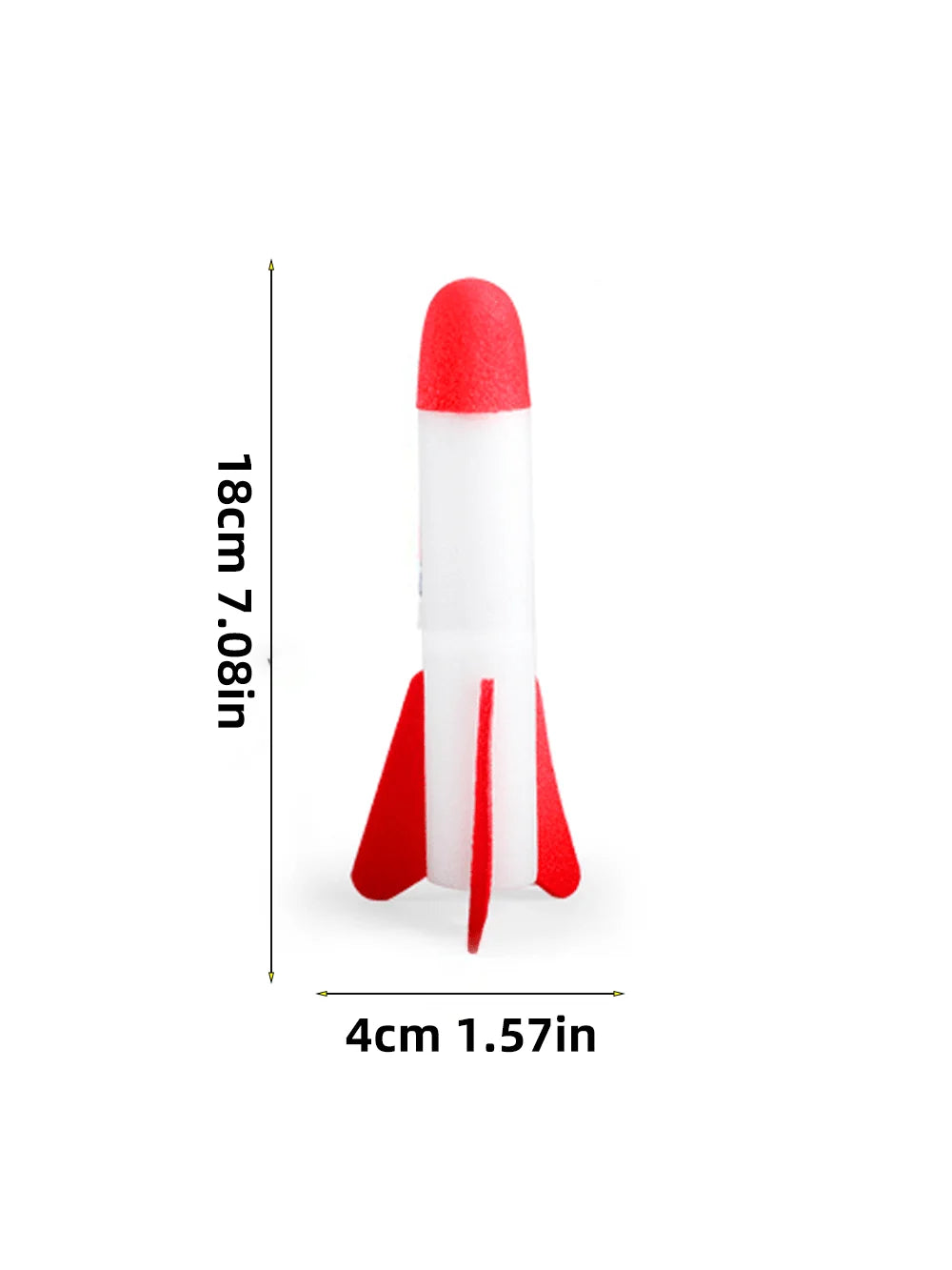 Kids' Rocket Pedal Launcher, Outdoor Rocket Flying Toy, Children's Jumping Sports Toy (Separate Accessory Packs for Purchase)