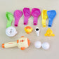 Montessori Toy for Kids with Whistle Ball Blowing Floating Blow Pipe Ball Three in One Sensory Fine Motor Skills Educational Toy