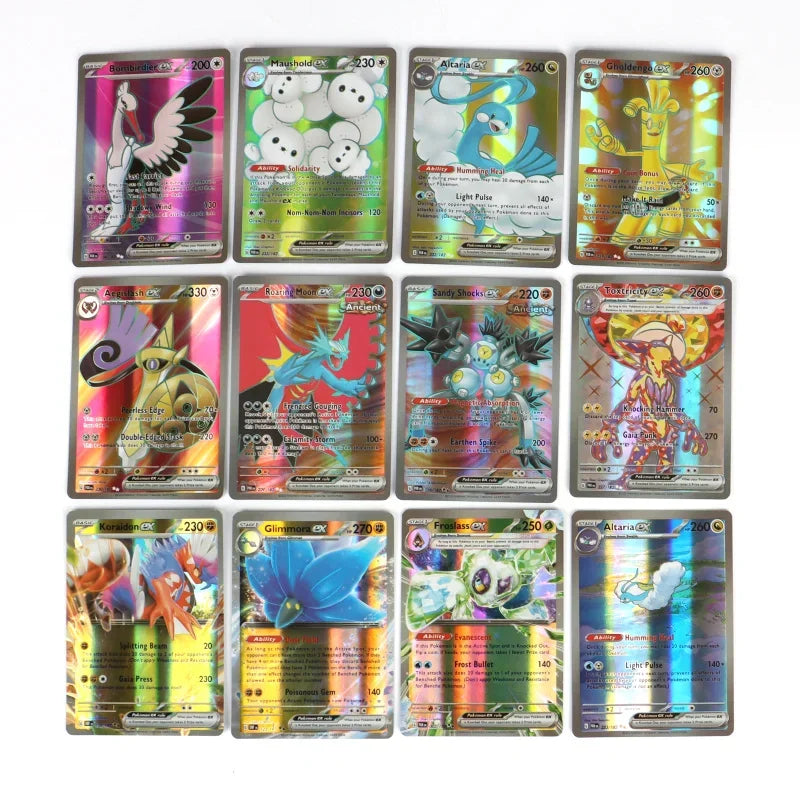 60/100Pcs English Pokemon Cards Shining MEGA GX Vmax TAG EX Vstar V Collection Cards Toys Children Gift