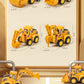 Engineering Vehicle Model Press Sliding Car Excavator Bulldozer Children Educational Construction Vehicle Toy Kids Boy Gift