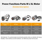 MOC Power Functions Servo Train Motor Battery Box Switch Light IR Remote Control Receiver Technical Parts Set Building Blocks