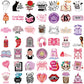 150pcs Bookish Smut Vinyl Stickers Reusable Graffiti Decals for Laptops Water Bottles Skateboards Perfect for Art Craft Lovers