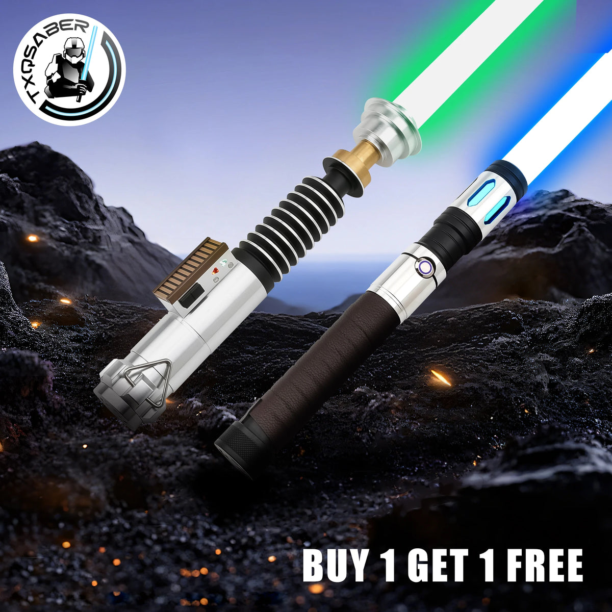 TXQ LUKE ROTJ  Skywalker Proffie Glow NEO SNV4 Smooth Swing Heavy Dueling Lightsaber Blaster Metal Toys Cosplay Gift