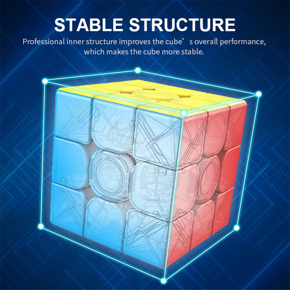 [ECube] Moyu Cubing Classroom Meilong 3/3C 3x3 Magic Stickerless 3 Layers Speed Magic Cube Professional Puzzle Toys for Children