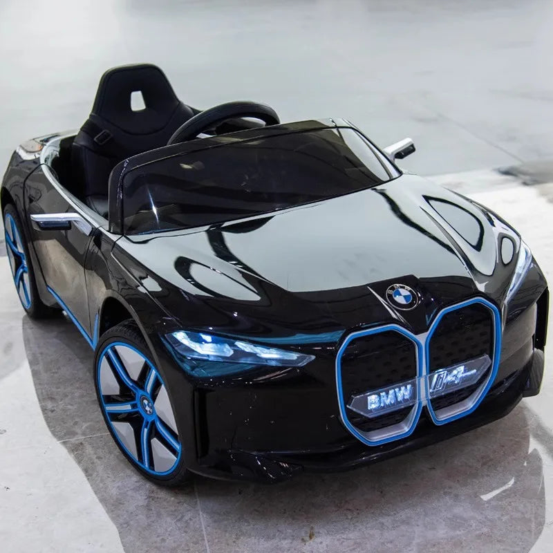 12V 4WD Children's Electric Car Four-wheel Drive Car Men and Women Children with Remote Control Toy Car Can Sit Baby Stroller