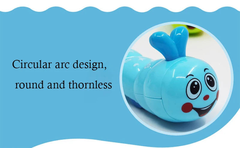 1 Piece Caterpillar Clockwork Cute Cartoon Animals Wind Up Toys  Caterpillar Shape Crawling Toy Gift