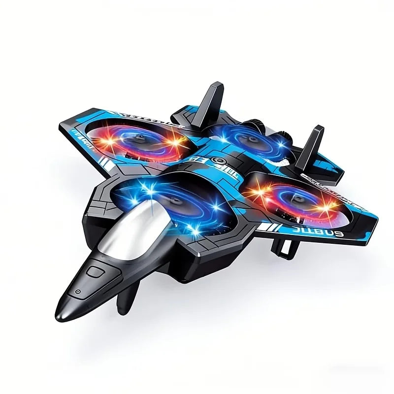 Remote Control Fighter Kids Flying Helicopter RC Hobby Jet Plane 2.4G  Fighter Airplane Toy Drone With Light