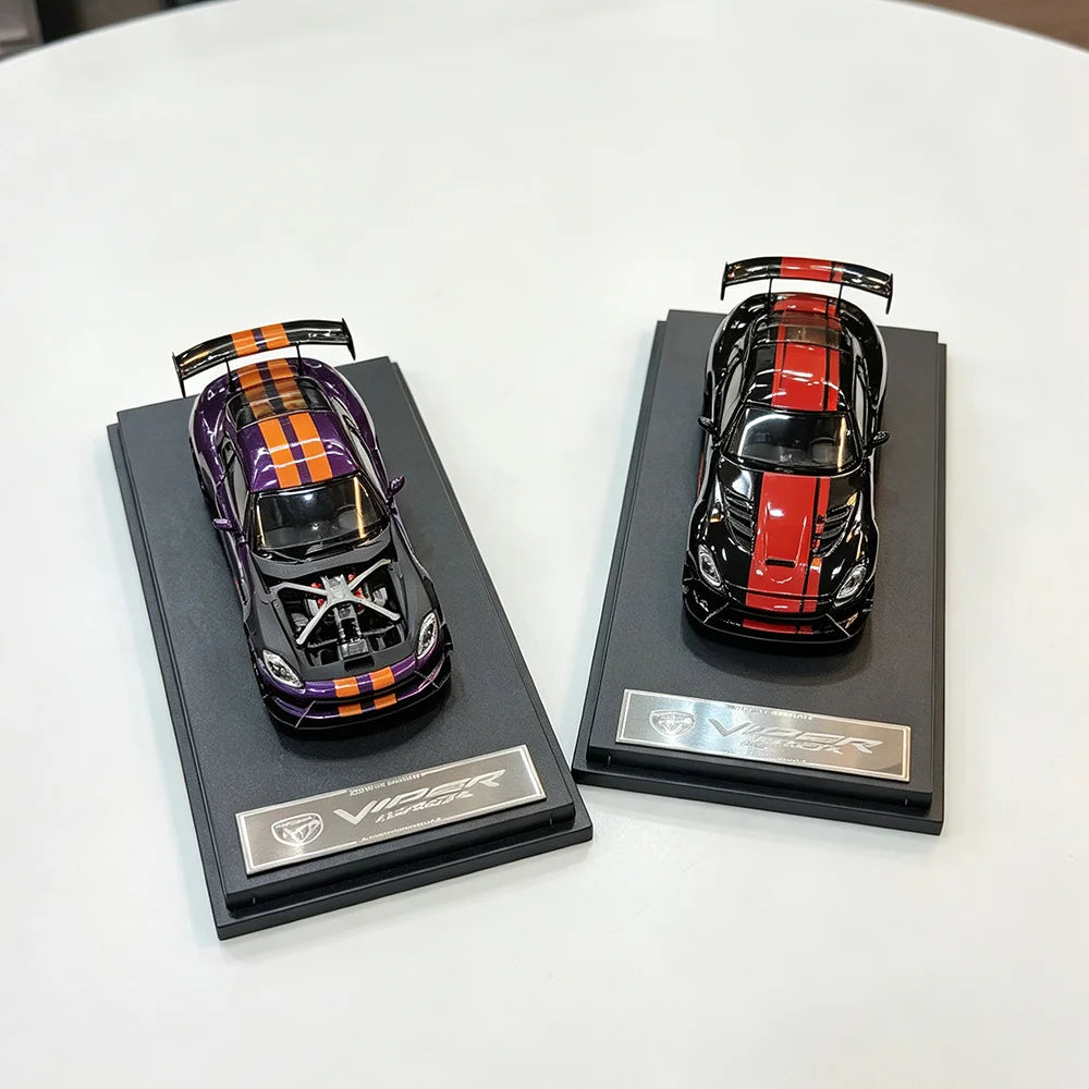 1/64 Model Car For Third Generation Viper Supercar Simulation Alloy Sports Car Model Collector Toy Luxury Vehicle For Gifts