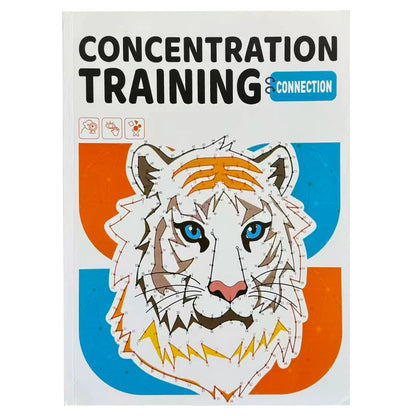 Pen Control Training Children's Drawing By Connecting Lines Drawing Points and Connecting Lines Fun Activity Book 48 Color Pages