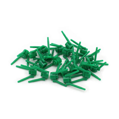 200pcs MOC 3741 Plant Flower Stem with Stud and 3 Stems Building Blocks DIY Bricks Compatible Branch Tree Forest Accessory Toys
