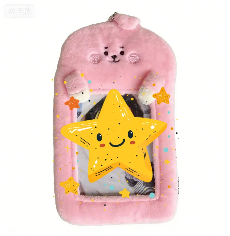 Kpop BT21 TATA COOKY CHIMMY KOYA MANG RJ SHOOKY Idol Peripherals Support Stick Lampshade Korean Star Idol Photo Card Holder