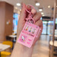 Palm Mini  Lottery Machine Fruit Machine Keychain Pendant Cartoon Rocking Fun Puzzle Gift For Friends
