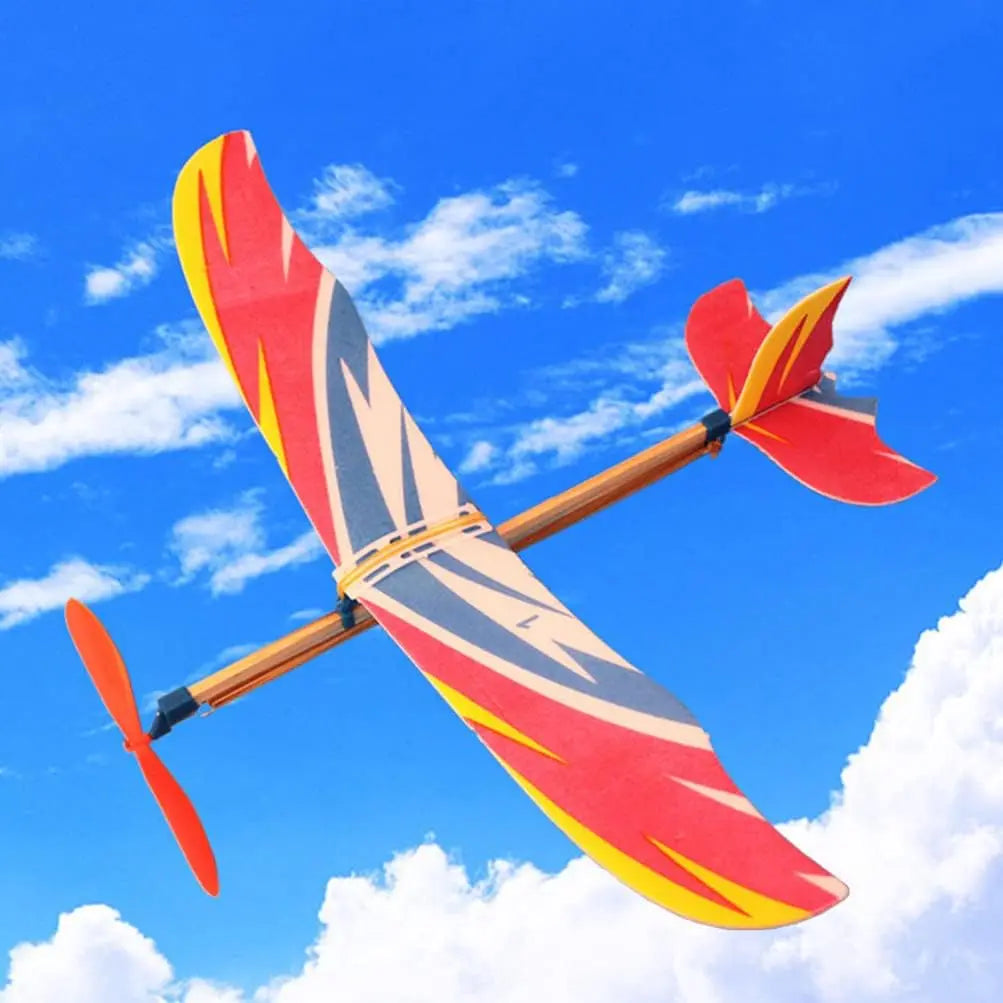 5/10Pcs Rubber Band Powered Airplane Model Glider Planes Bomber Airplane Birthday Party Favor Indoor Outdoor Toys for Kids