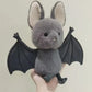 Kartoon 22cm Bat Plush Toy Soft Stuffed Cartoon Bat Plushies Grey Funny Design Bat Pig Doll Halloween Decoration