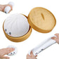 Colorful Dumpling Squishes Stress Balls Fidget Sensory Toys Simulation Food Squishies Bun with Steamer Squeeze Dough Ball Gifts