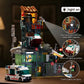 2076PCS Wrecked Plane Pharmacy Building Blocks Set MOC City Street View Bricks Model Desktop Ornament DIY Assembly Toys For Birthday Christmas Gifts