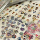 8pcs Japanese anime Tamagotchi Style pixel graph Cut film sticker desktop phone shell decoration Hand account diy accessory toy