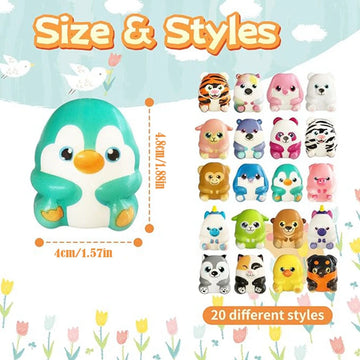 6/12PCS for Kids Adult Mini Kawaii Cute Stress Relief Squeeze Toys Random Slow Rising Squishies Toy Carnival Goodie Bag Stuffers