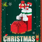 HUIQIBAO Children Mini Christmas Tree Santa Claus Model Micro Bricks Building Block DIY Snowman Elk Bricks Toys for Adult Gift