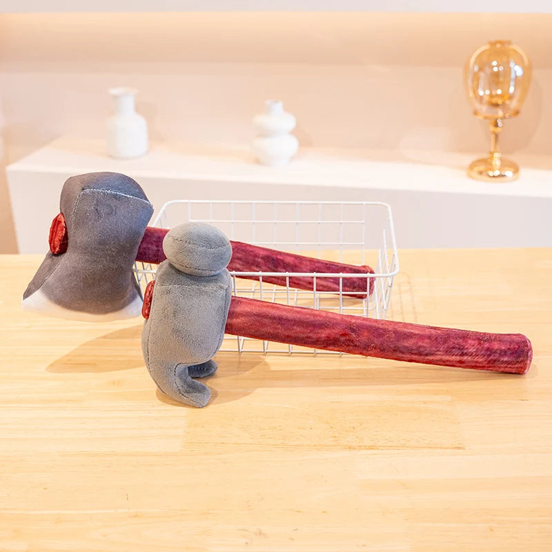 Realistic Axe&Claw Hammer Plush Toys Cotton Stuffed Lifelike Tools Toys Funny Children Game Props Creative Home Decor