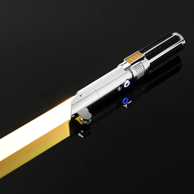 Metal Handle RGB Cosplay Double-edged Lightsaber Sword 16 Colors Change LED Switchable Sound And Light For Boys Girls Gift