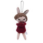 Nara Angel Wings Stuffed Soft Plush Doll Toys Exquisite Kawaii Schoolbag Keychain Decoration Birthday Gifts for Girl Friends