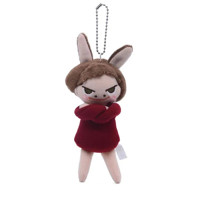 Nara Angel Wings Stuffed Soft Plush Doll Toys Exquisite Kawaii Schoolbag Keychain Decoration Birthday Gifts for Girl Friends