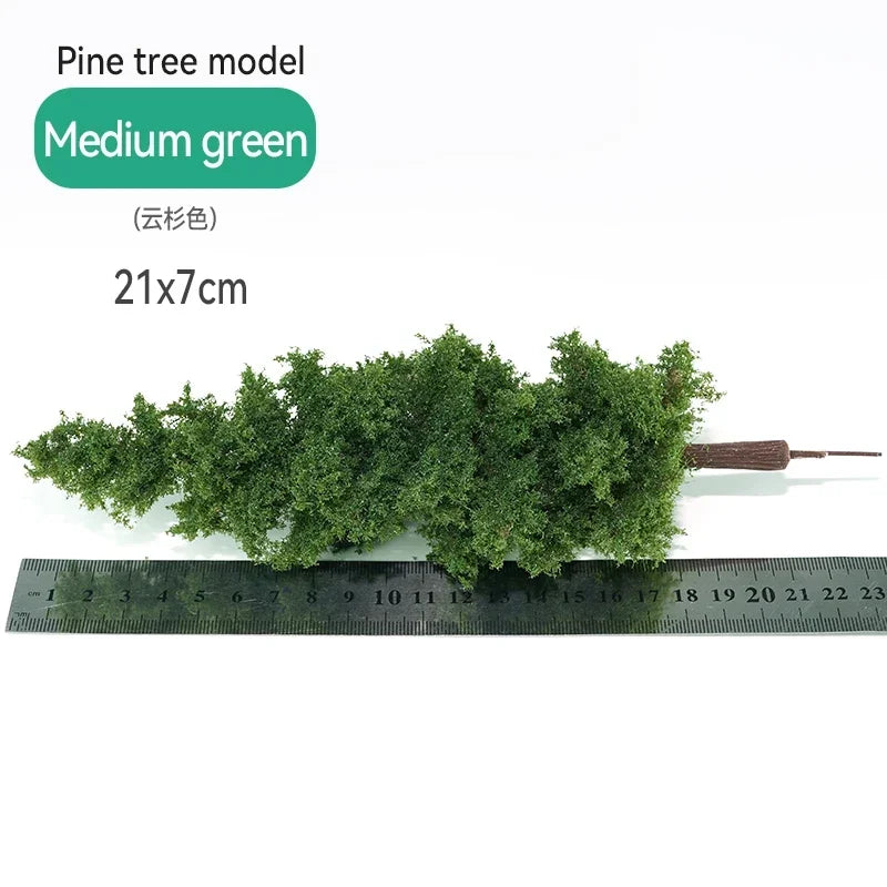 14/21cm Model Train Layout Wire Tree Model Simulation Tree Military Sand Table Material Handmade Diy Landscape Model Tree