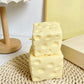 1pc 7cm Square Ultrathin Cheese Ball Squishy, TPR Shell Slow Rebound Squeeze Toy, No Filler, DIY Cheese Skin Squishy, Birthday/Halloween Gift, Perfect Gift, Stress Relief Gift For Teens