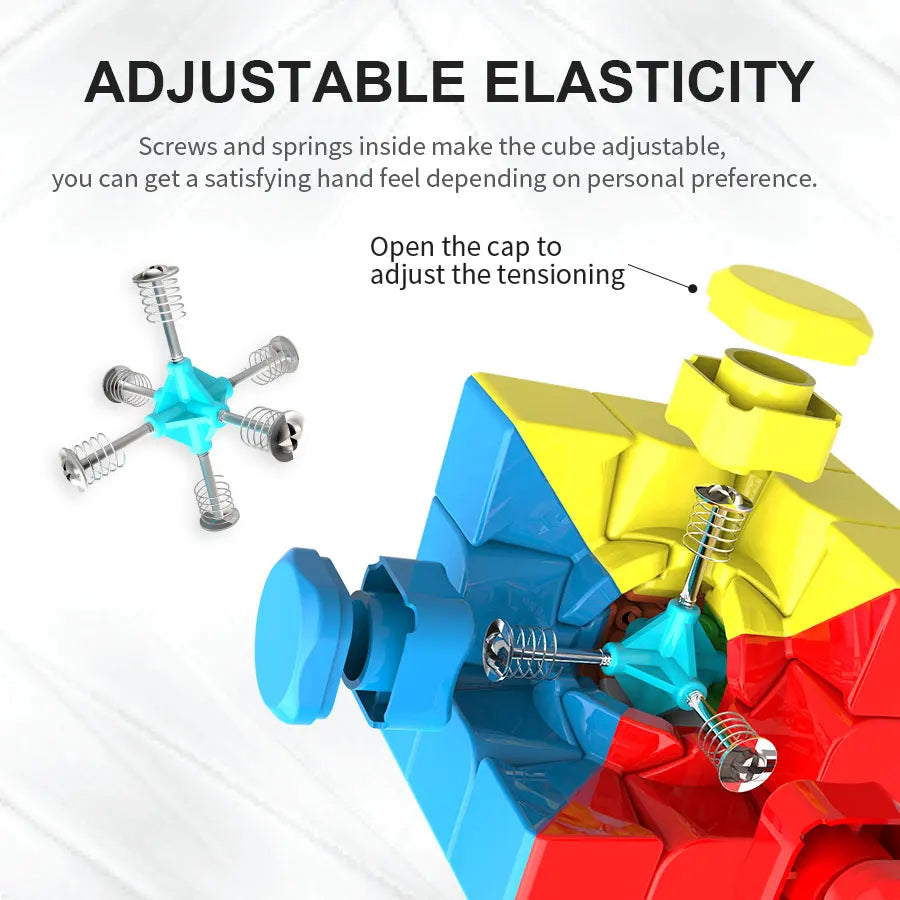 3x3x3 cubic stickerless stress relief puzzle professional education smooth speed competition children's toy gifts
