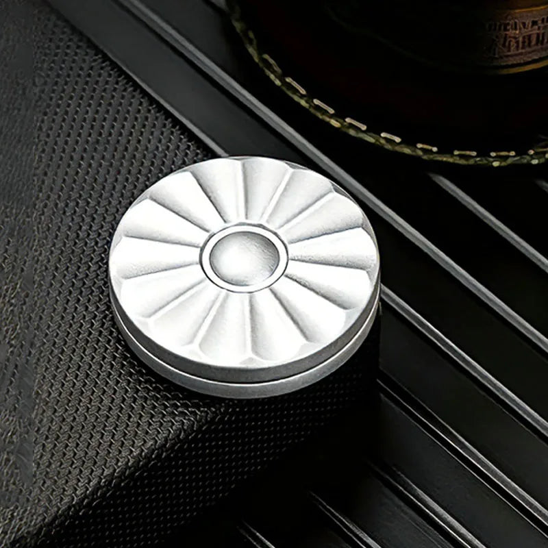 Petal Magnetic Haptic Coin Fidget Slider Stress Relief Anxiety ADHD EDC Cool Office Gadgets Gifts for Adults Teenager Boys