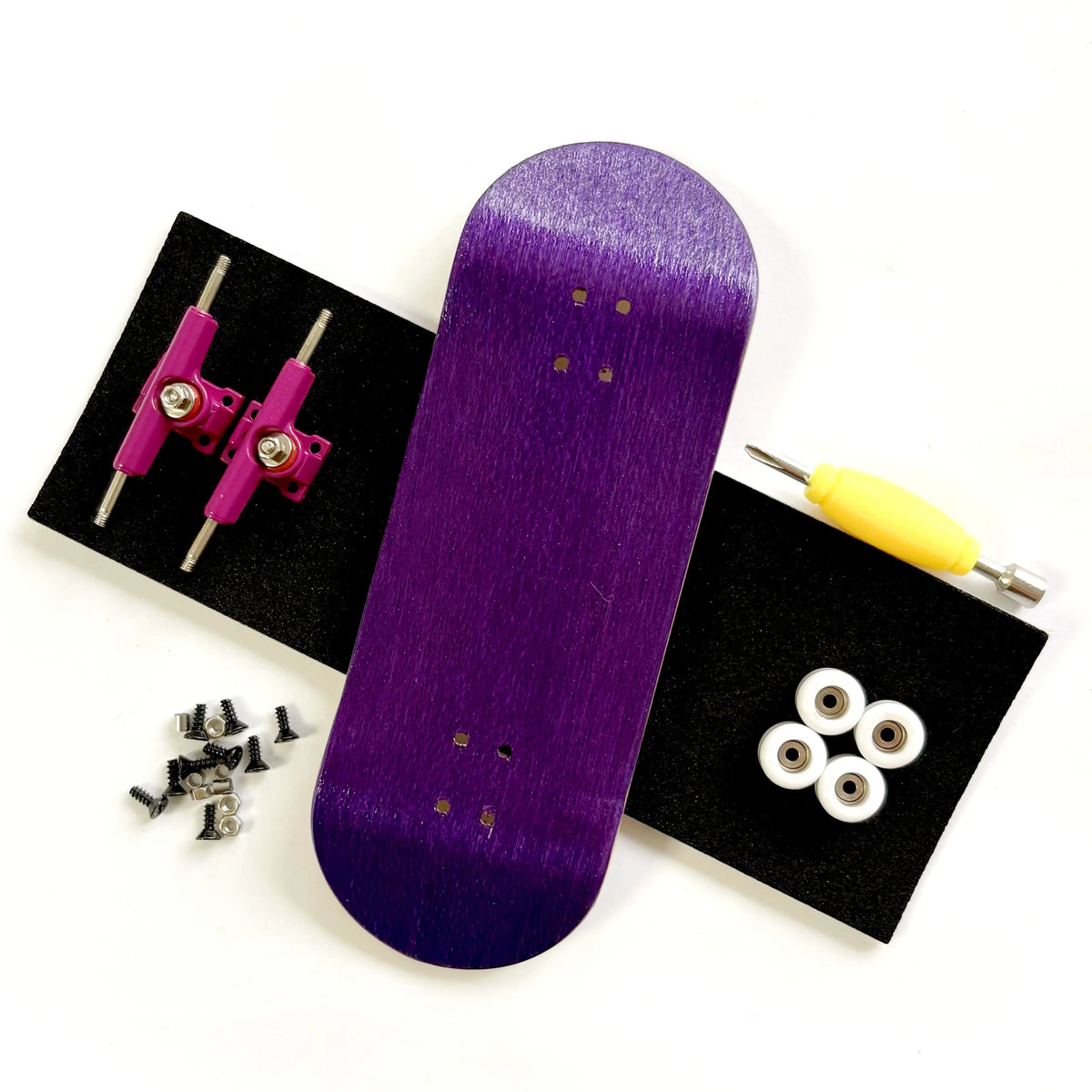 34mm Fingerboard Set with Double Axle Trucks Bearing Wheels