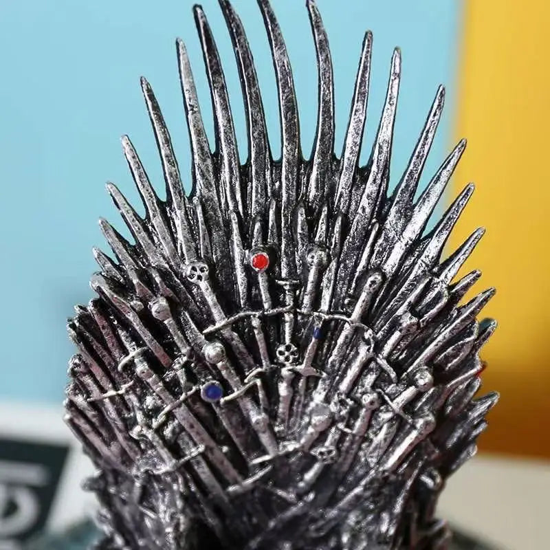 Song of Ice and Fire Iron Throne Statue Movie and Tv Merchandise Game of Thrones Throne Desktop Decoration Gift
