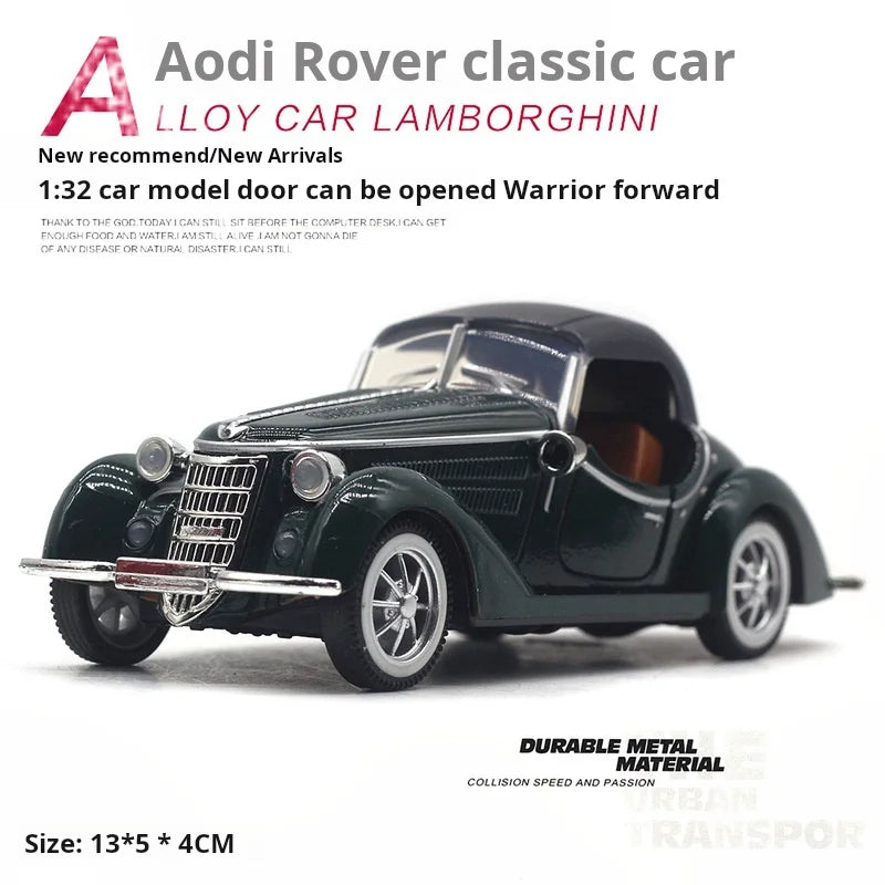 1:32 Vehicle Model Super Classic Pull Back Toy Car Educational Collection Door Open Car Model Gift Gift Car for Audi