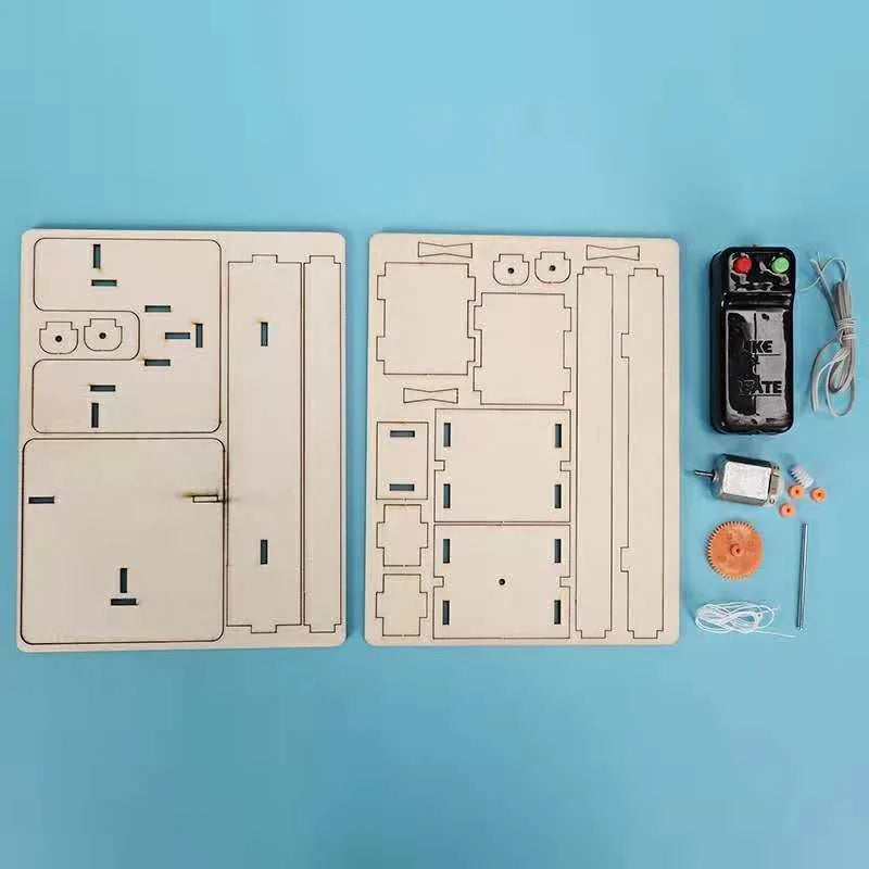 DIY Science Model Kit for Kids - Homemade Elevator Educational Toy Small-Scale Technology Production Popularization