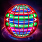 Magic Flying Ball Boomerang LED Lights Hover Drone Flying Orb Spinner 360°Rotating Fidget Luminous Toy for Teens Adults Gift Fun