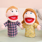 28-33cm Kids Plush Finger & Hand Puppet Popular Activity Boy Girl Role Play Bedtime Story Props Family Role Playing Toys Doll