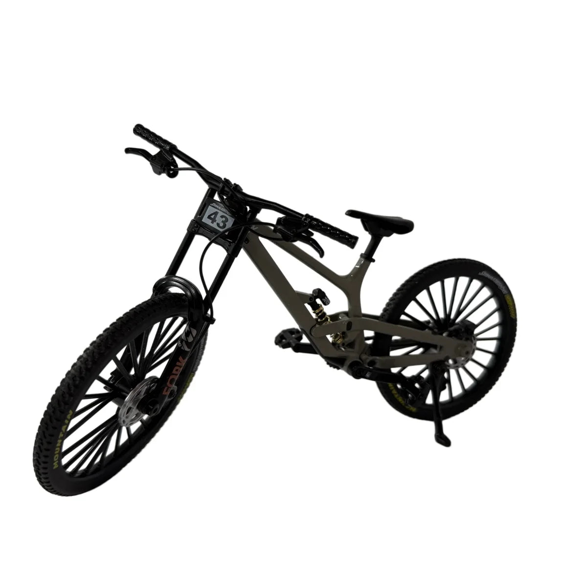1:8 Scale Die-Cast Alloy Downhill MTB Mini Model Full Suspension Bike Collectible Desktop Decor Gift For Cycling Hobby Fans