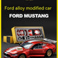 CCA DIY Customizable 1:43 Scale Ford Mustang Alloy Car Model Kit - Unique Racing Car Collectible for Hobbyists & Enthusiasts