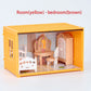 Simulation kitchen Toys 1 12 Scale Dollhouse Furniture Container Miniature Bathroom Bedroom Living Room Scene Decoration