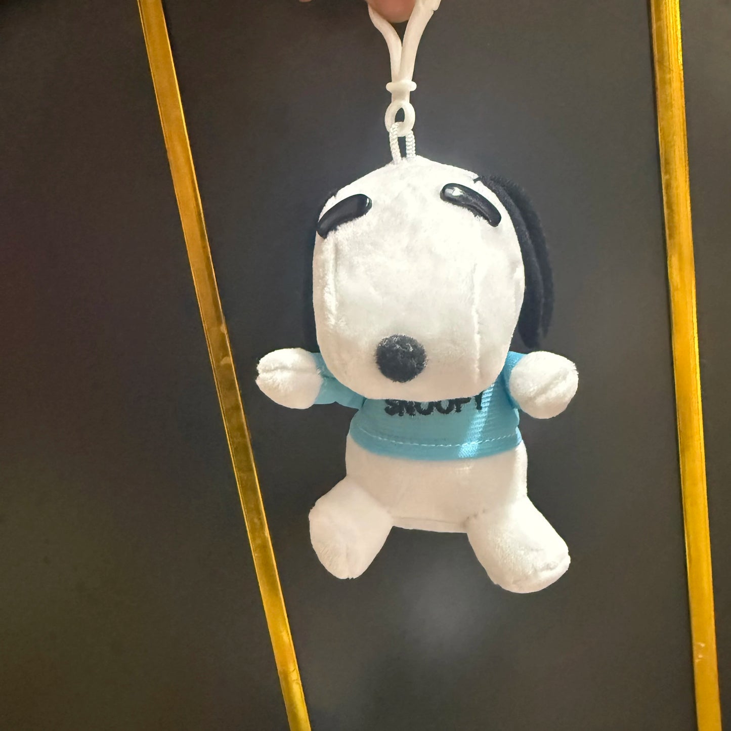 3piece 11CM Cute high quality Peanuts Snoopy Plush pendant toys Snoopy dog Woodstock KEY CHAIN animal toys