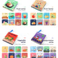 Soft Baby Books Toys Montessori 3D Touch Feel High Contrast Cloth Book Sensory Early Learning Games for Kids Educational Toys