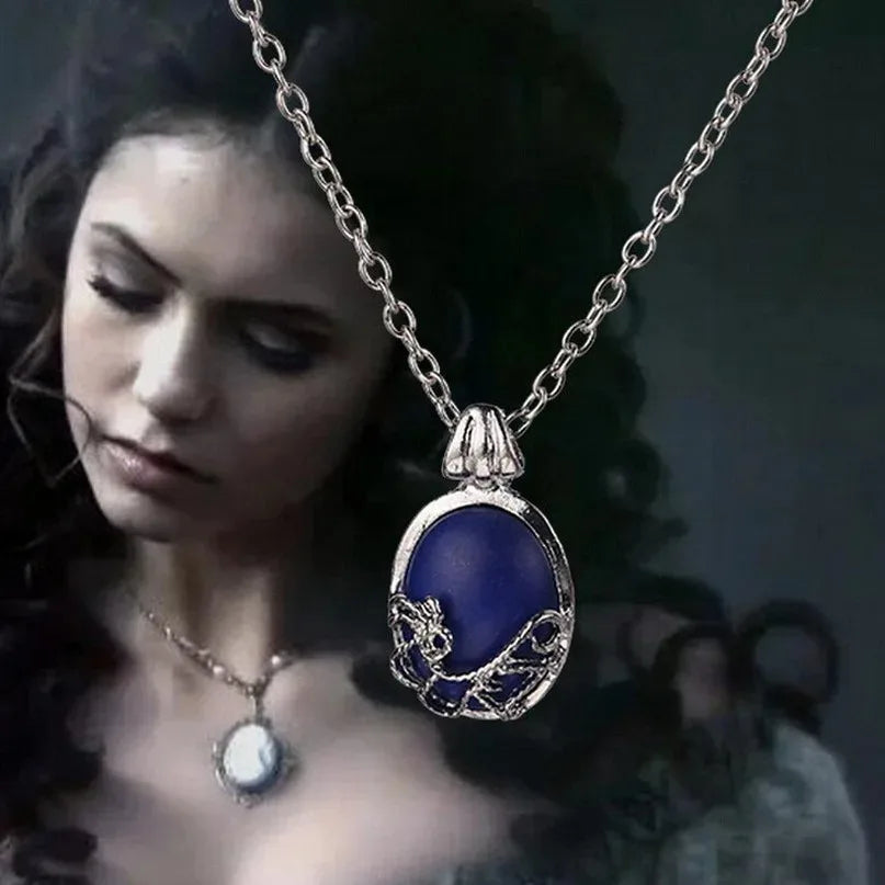 The Vampire Diaries Katherine Necklace Vintage Pendant Fashion Movie Jewelry Cosplay For Women Pendant