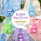 Care Bears Sitting Plush Keychain 12cm Cute Bag Pendant Kawaii Stuffed Toy Car Charm Squishy Soft Doll Decor Ideal Holiday Gift