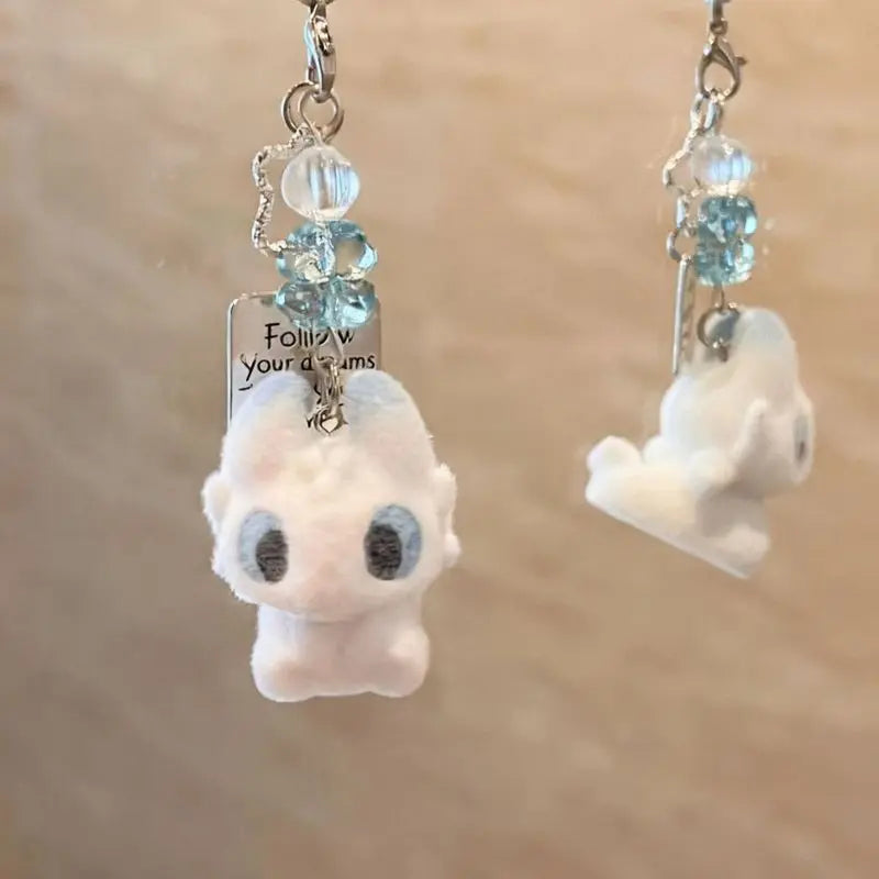 Potdemiel Cartoon Toothless Series Diy Mobile Phone Pendant Exquisite Keychain Decoration Trendy Toy Periphery Surprise Fun Gift