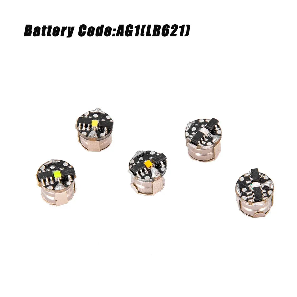 3pcs Mini Magnetic Control Led Lamp Wireless Light Diy Model Making Toys for Robots/Airplane Model/Cars/Diorama with Batteries